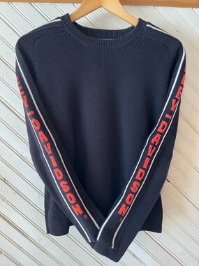 Harley-Davidson Women’s Black Crewneck Sweater with Sleeve Logo